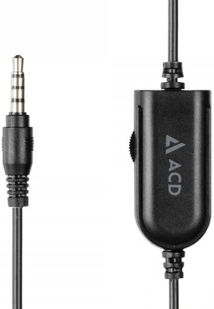 

Гарнитура ACD H100A черная, mini jack 3.5mm, 1х динамик 40мм, поворотный микрофон, управление на проводе, длина провода 1,6м, H100A