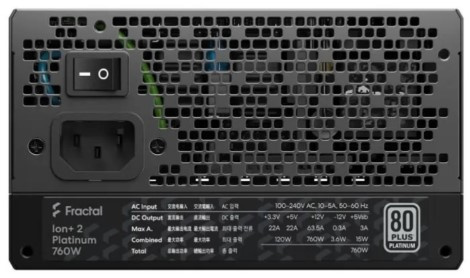 фото Блок питания ATX Fractal Design FD-P-IA2P-760-EU (УЦЕНЕННЫЙ) в Перми