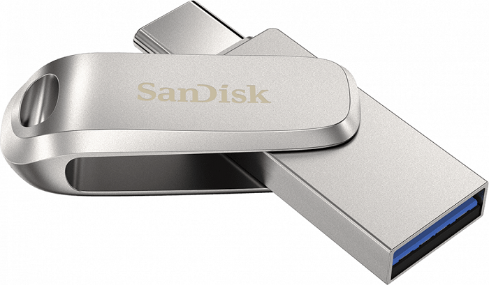 

Накопитель USB 3.1 64GB SanDisk Ultra Dual Drive Luxe SDDDC4-064G-G46 USB - USB Type-C, Ultra Dual Drive Luxe