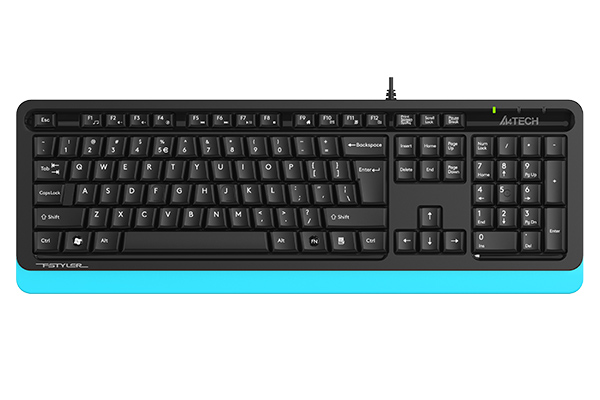 

Клавиатура A4Tech Fstyler FKS10 черный/синий USB 1530196, Fstyler FKS10