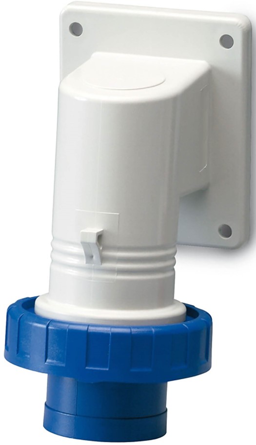 

Вилка панельная с наклоном DKC DIS2471693 IP67 16А 2P+E 250В, "Quadro", DIS2471693