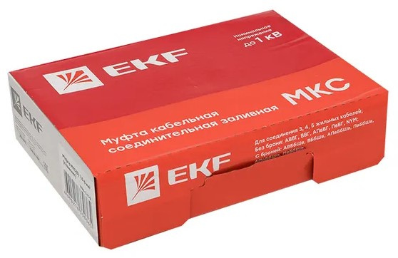 фото Муфта соединительная заливная EKF mks-3-k-b в Челябинске