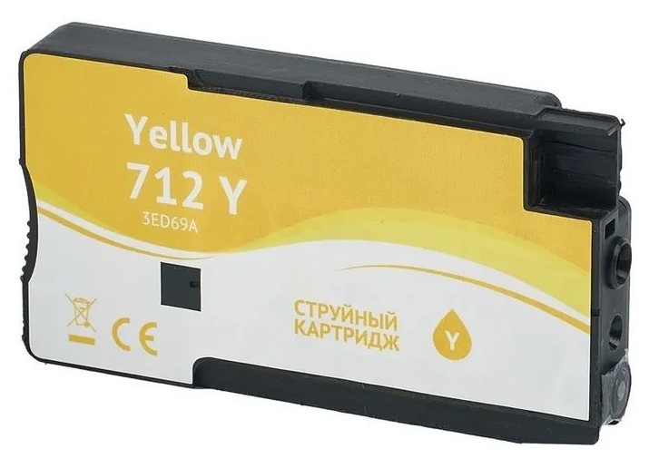 

Картридж SuperFine 3ED69A №712 SF-3ED69A для HP DesignJet-T210/230/250/630/650 29ml Yellow, 3ED69A №712