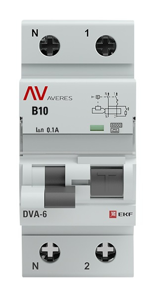 фото Автомат дифференциальный EKF rcbo6-1pn-10B-100-a-av в Красноярске