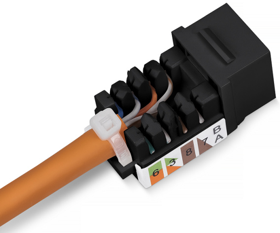 фото Модуль  Cabeus KJ-RJ45-Cat.6-90-SW-BK в Уфе