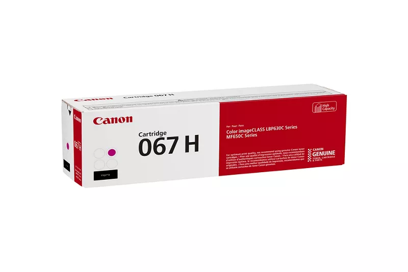 

Тонер-картридж Canon 067H M 5104C002 для i-SENSYS LBP631/633 и MF651/655/657 красный , 2350 стр., 067H M