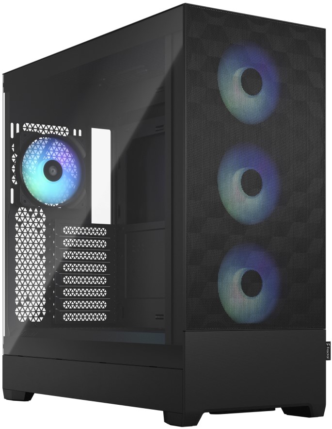 

Корпус eATX Fractal Design Pop XL Air RGB Black TG Clear Tint чёрный, без БП, панель из закаленного стекла, 2*USB 3.0, audio, Pop XL Air RGB Black TG Clear Tint
