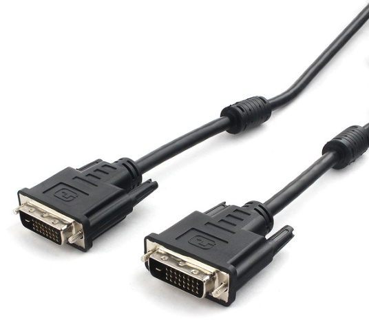 фото Кабель интерфейсный DVI-DVI Cablexpert CC-DVI2L-BK-10 в Омске
