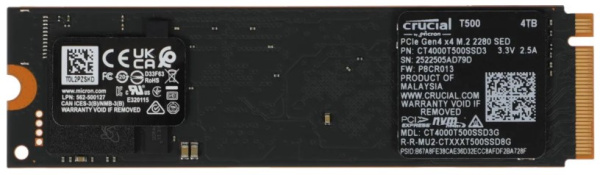 фото Накопитель SSD M.2 2230 Crucial T500 в Перми 4000 ГБ