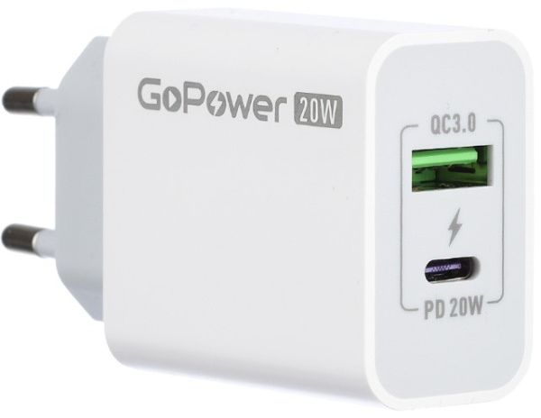 фото Зарядное устройство сетевое GoPower GPQC08 в Перми