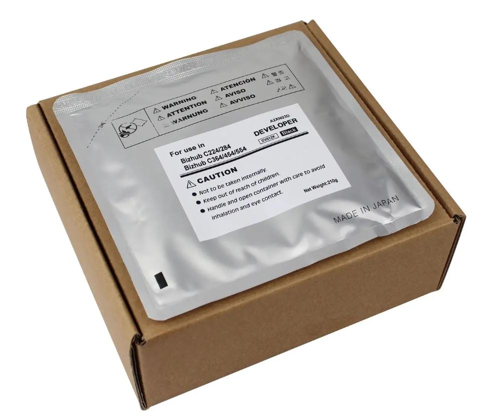 

Картридж CET Девелопер для KONICA MINOLTA Bizhub C224/C284/C364/C454/C554 (CET) Black, 210г/пак, 590000 стр., CET8125, CET8125