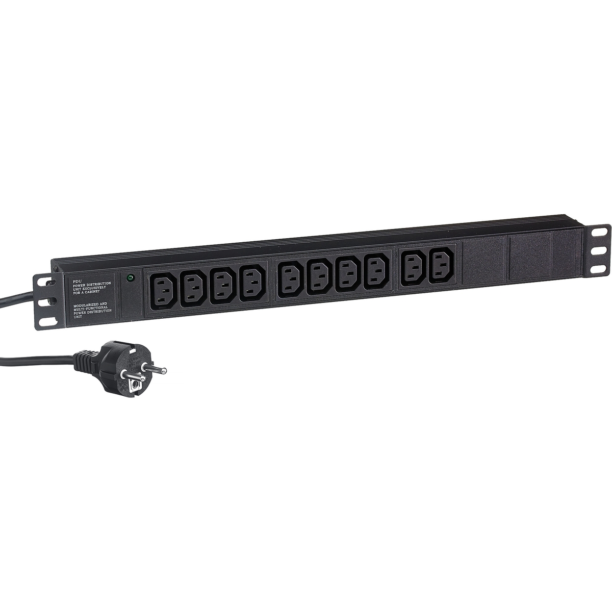 

Блок розеток 19", 10 розеток Exegate ServerPro PDU-19H005 Al-10C13-EU3CU EX280863RUS (19", 1U, Алюминий, 10 IEC 320 C13, кабель с евровилкой VDE-250V-, ServerPro PDU-19H005 Al-10C13-EU3CU