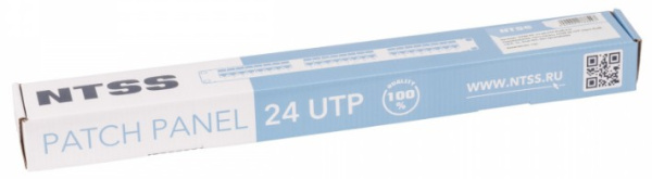 фото Патч-панель 19", 24xRJ45, UTP, Кат. 5е NTSS NTSS-PP-1U-24-UTP-RJ45-5e-D (УЦЕНЕННЫЙ) в Екатеринбурге