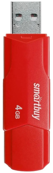 фото Накопитель USB 2.0  SmartBuy SB4GBCLU-R в Перми