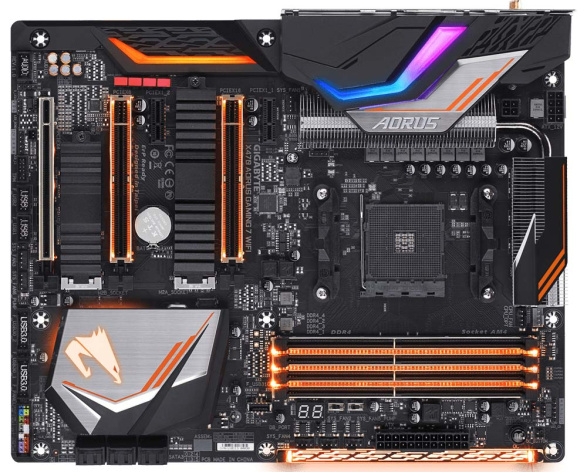 фото Материнская плата ATX GIGABYTE X470 AORUS GAMING 7 WIFI