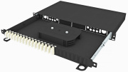 фото Кросс оптический стоечный TopLAN КРСв-Top-1U-64LC/U-OM2-BK