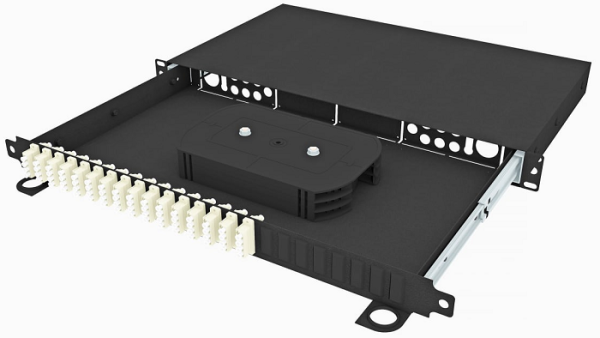 фото Кросс оптический стоечный  TopLAN КРСв-Top-1U-64LC/U-OM2-BK в Уфе
