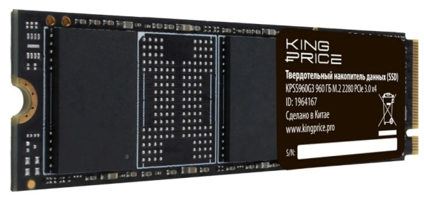 фото Накопитель SSD M.2 2280 KINGPRICE KPSS960G3 в Екатеринбурге 960 ГБ