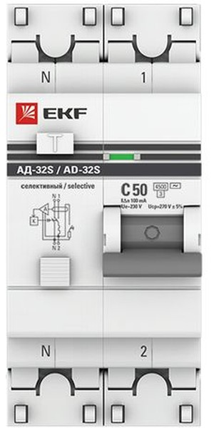 фото Автомат дифференциальный EKF DA32-50-100S-pro в Красноярске