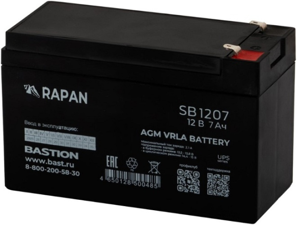 фото Аккумулятор  Бастион RAPAN SB 1207 в Казани