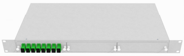 фото Кросс оптический стоечный  TopLAN КРС-Top-1U-08SC/A-OS2-GY в Красноярске
