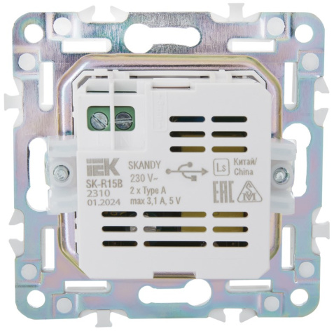 фото Розетка USB  IEK SK-U21-D31-K10 в Казани