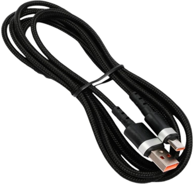 

Кабель USB 2.0 Cablexpert CCP-USB2-AMCM-66W-1.8M AM/Type-C, 6A, 66Вт, QC3.0, оплетка, медь, 1.8м, черный, пакет, CCP-USB2-AMCM-66W-1.8M