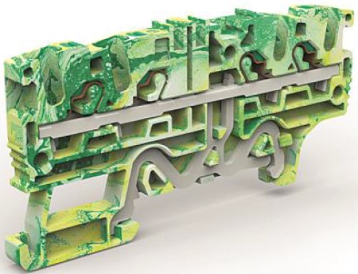 

Клемма заземления DKC ZEFCE220 4 точки подключения на 2,5 кв.мм, "Quadro", ZEFCE220