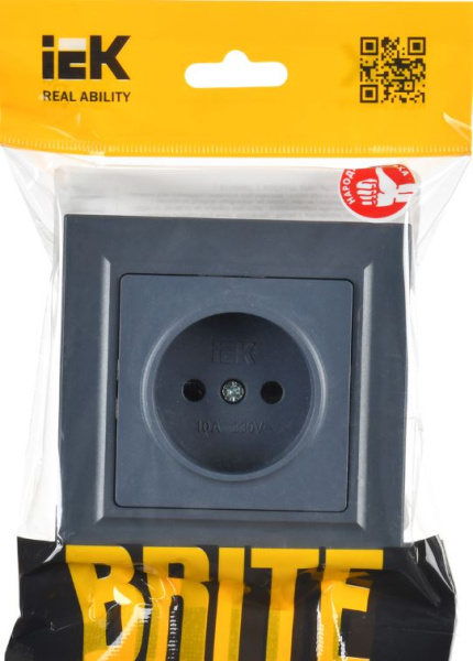 фото Розетка без заземления в сборе IEK BR-R10-10-K35-F в Красноярске