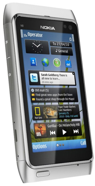 фото   Nokia N8 Silver White