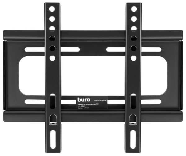 

Кронштейн Buro BM25A52FF0 для телевизора, 15-48", настенный, фиксированный, черный, BM25A52FF0