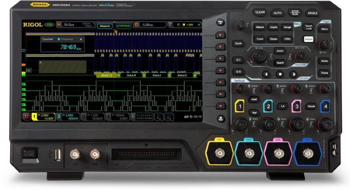 

Осциллограф Rigol MSO5072 70MHz BW,2Channel,8GSa/s, MSO5072
