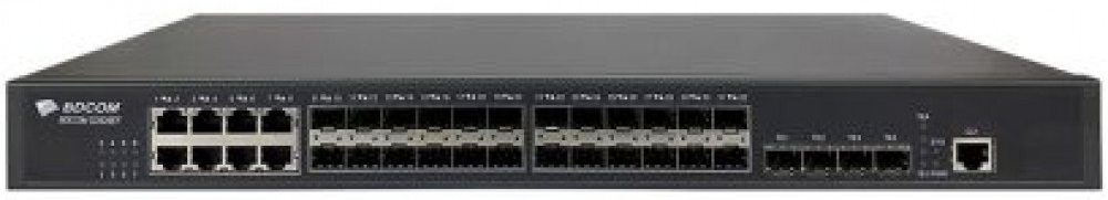 Коммутатор BDCom S2900-24S8C4X 16*GE SFP, 8*GE TX/SFP combo, 4*GE/10GE SFP+, standard AC220V power supply