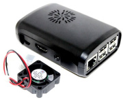 фото Корпус HKSHAN Case for Raspberry Pi 3 + fan module + 3 pcs heat sink