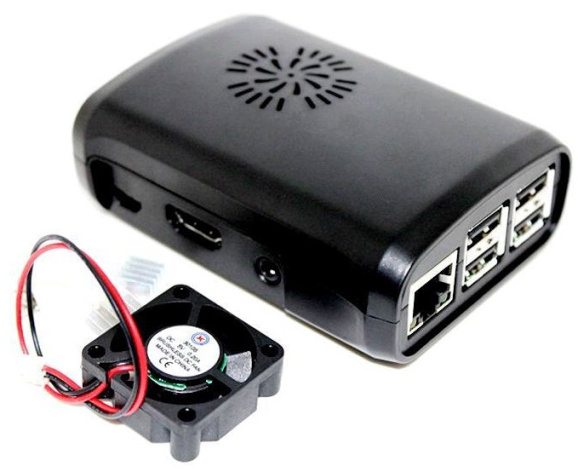 фото Корпус  HKSHAN Case for Raspberry Pi 3 + fan module + 3 pcs heat sink в Уфе