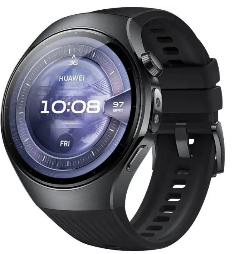 

Часы Huawei WATCH 5 55020EVN 46 mm Black Fluoroelastomer Strap, WATCH 5