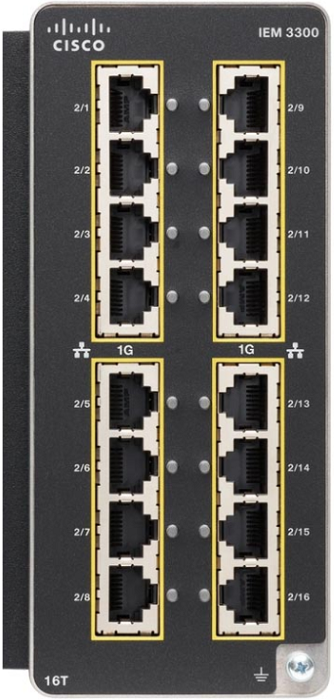 

Сетевой модуль Cisco IEM-3300-16T= Catalyst IE3300 with 16 GE Copper ports, Expansion Module, IEM-3300-16T=