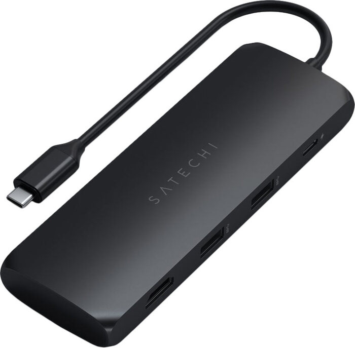 

Адаптер Satechi Hybrid Multiport ST-UCHSEK USB Type-C/2*USB 3.1, USB Type-C, HDMI, чёрный, Hybrid Multiport