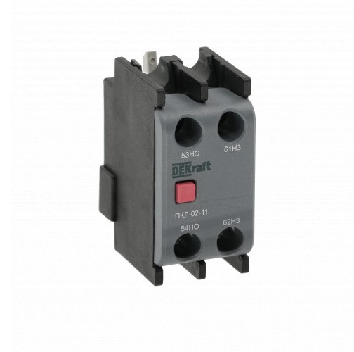 

Приставка DEKraft 22170DEK контактная лицевой установки 1НО+1НЗ ПКЛ-02, 22170DEK