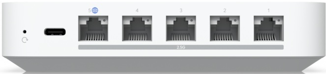 

Маршрутизатор Ubiquiti Cloud Gateway Max UCG-Max 4 ядра (1,5 ГГц), 4х 2.5G RJ45, 1х 2.5G RJ45, SSD 512 ГБ, Cloud Gateway Max