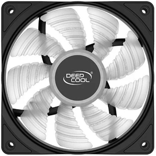 

Вентилятор для корпуса Deepcool RF120W 120x120x25мм (LED White подсветка, 1300об/мин) Retail, RF120W