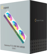 фото Вентилятор Ocypus Gamma F12 UNI WH ARGB 3 IN 1