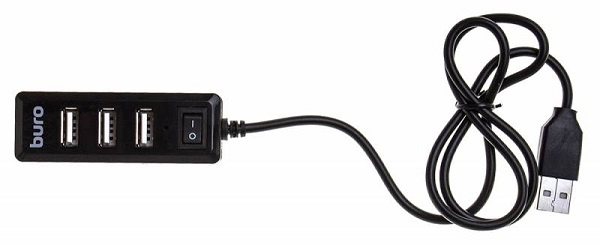 фото Разветвитель USB 2.0 Buro BU-HUB4-0.5L-U2.0 в Омске