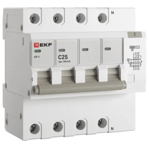 фото Автомат дифференциальный EKF DA4-6-25-100-pro в Воронеже