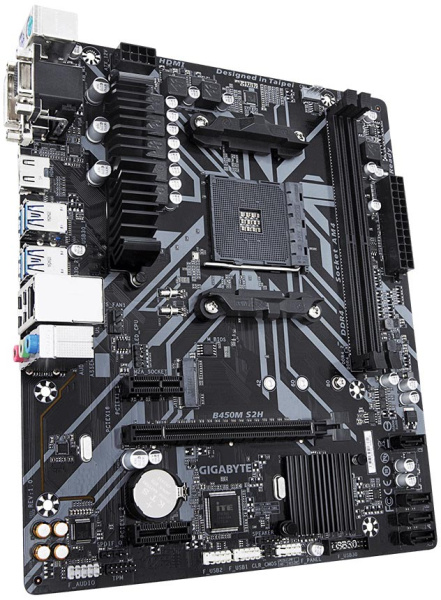 фото Материнская плата mATX GIGABYTE B450M S2H