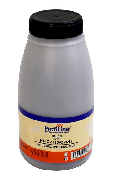

Тонер ProfiLine PL_TNR_I102_150_B PL-C7115/Q2613 для принтеров HP LJ 1000w/1200/1300/3300 150 гр (I102), PL_TNR_I102_150_B