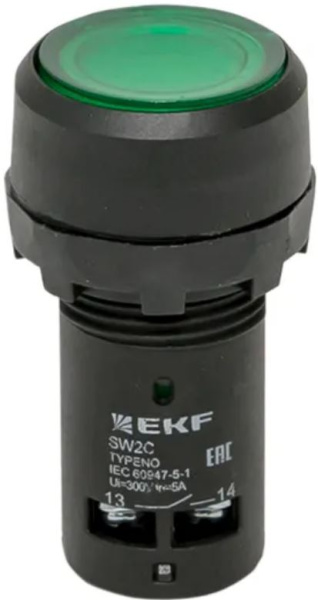 фото Кнопка  EKF sw2c-md-g-24 в Перми