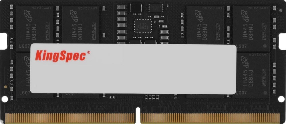 

Модуль памяти SODIMM DDR5 16GB KINGSPEC KS5600D5N11016G PC5-41600 5600MHz CL40 1.1V, KS5600D5N11016G