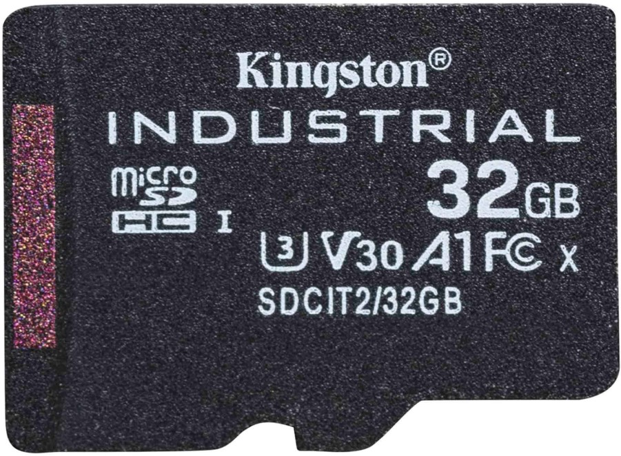 

Карта памяти 32GB Kingston SDCIT2/32GBSP Industrial microSDHC без адаптера, SDCIT2/32GBSP
