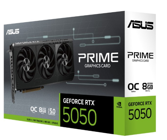 фото Видеокарта ASUS GeForce RTX 5050 PRIME OC (PRIME-RTX5050-O8G) в Омске
